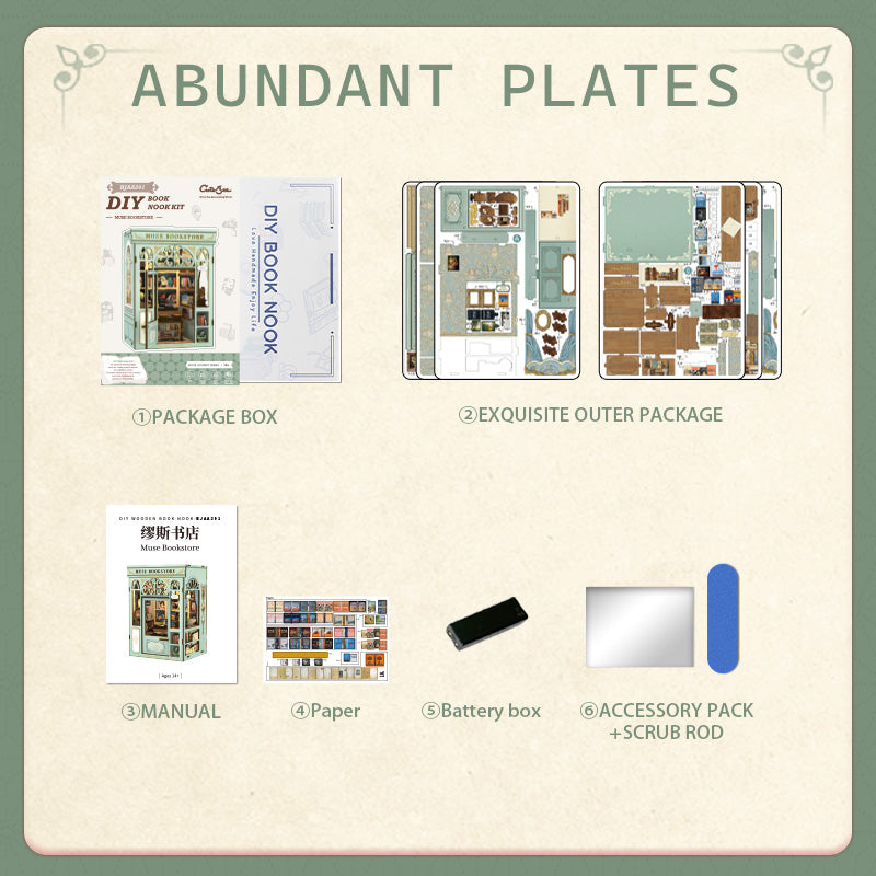 CUTEBEE Muse Bookstore