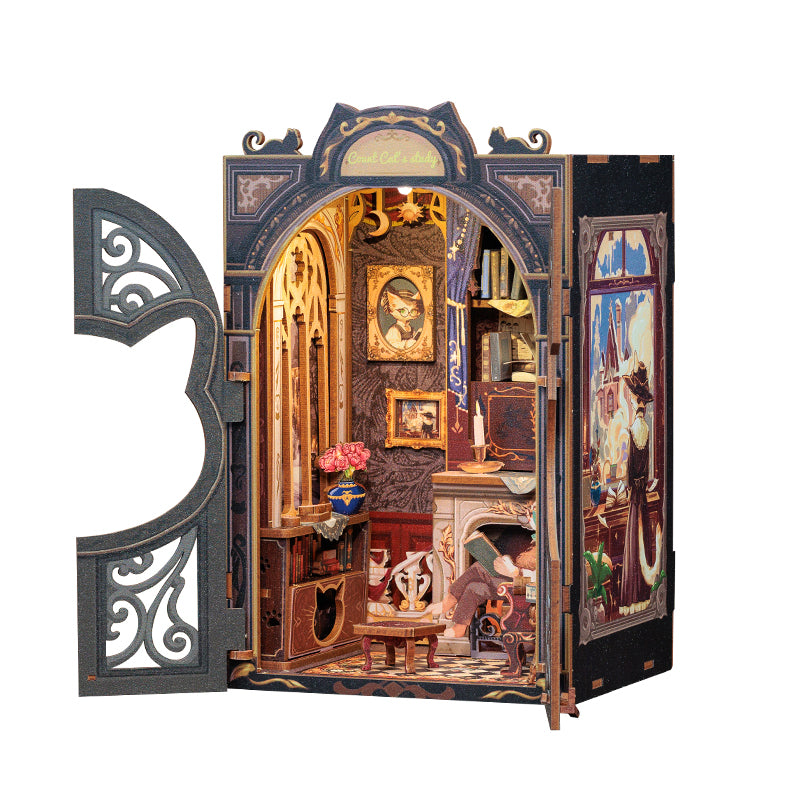 CUTEBEE Count Cat's Study