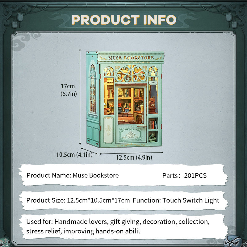 CUTEBEE Muse Bookstore